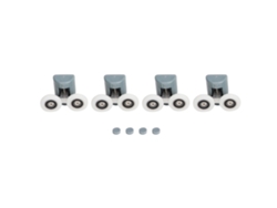Ruedas Superiores Para Puertas Correderas De Ducha De Cristal, Rodamientos, Poleas De 5-6 Mm