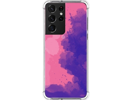 Carcasa Samsung Galaxy S21 Ultra 5G TUMUNDOSMARTPHONE Acuarela 07 Multicolor