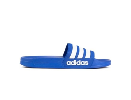 Chanclas Adilette Shower ADIDAS Hombre (Blanco, Azul - Material Sintético - 37,3)