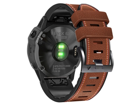 Correa de Silicona 26mm línea de costura de tres colores liberación rápida resistente al sudor para Garmin Enduro/Tactix Delta/Tactix 7 Pro - casta...