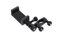 Soporte Para Cámara De Motocicleta Con Rotación De 360 Grados Y Clip Ajustable Para Teléfono Móvil (diámetro De 20 A 35 Mm)