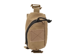 Riñonera De Gran Capacidad Con Clip Para Mochila, Ideal Para Excursionistas, Viajeros Y Estudiantes. Color Caqui.