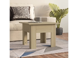 Mesa de Centro de Apoyo 55X55X42 Cm Aglomerado Color Roble Sonoma