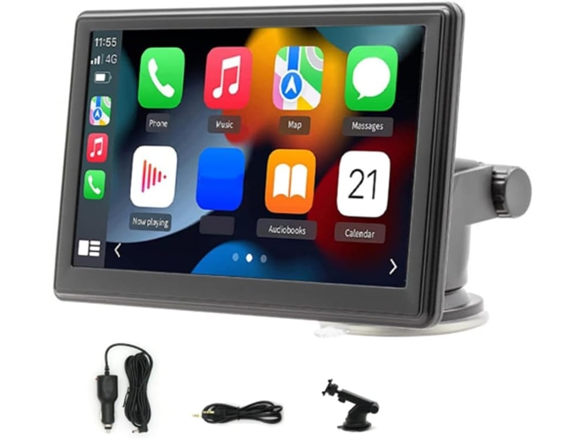 Reproductor Android Auto Carplay De 7 Pulgadas, Navegación Gps Para Coche, Teléfono