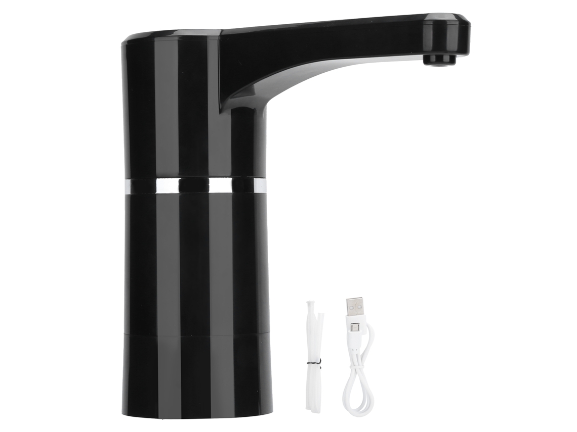 Bomba de agua eléctrica portátil recargable por USB para barriles de 4,5 a 18,9 l