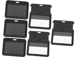 Juego De 6 Portatarjetas Deslizantes Con Cordón Y Bolsillo Para Tarjetas.