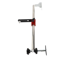 Soporte Universal Ajustable Para Nivel Láser Con Montaje De Poste Redondo Para Carpintería.
