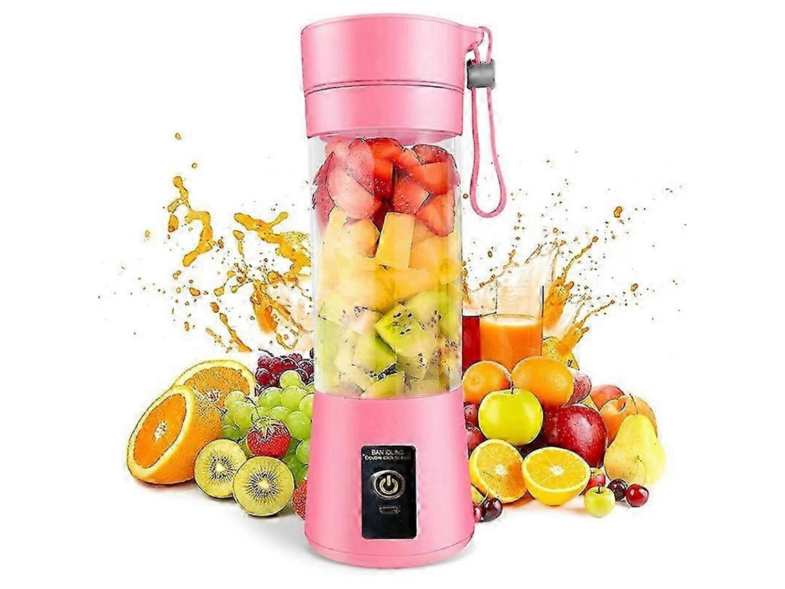 Mini licuadora portátil para batidos y smoothies, recargable por USB, 380 ml, edición de viaje, exprimidor de frutas 0709 Nostalgia88