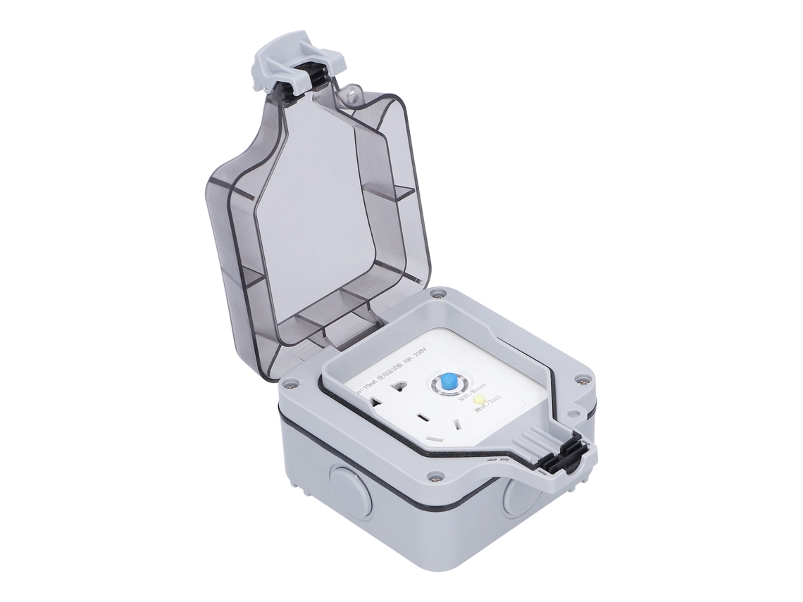 Enchufe De Pared De 250 V Con 5 Orificios, Impermeable Y Con Protección Contra Fugas Eléctricas Para Aparcamientos Y Hoteles.