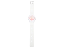 Reloj casual unisex para niños, resistente al agua, blanco.