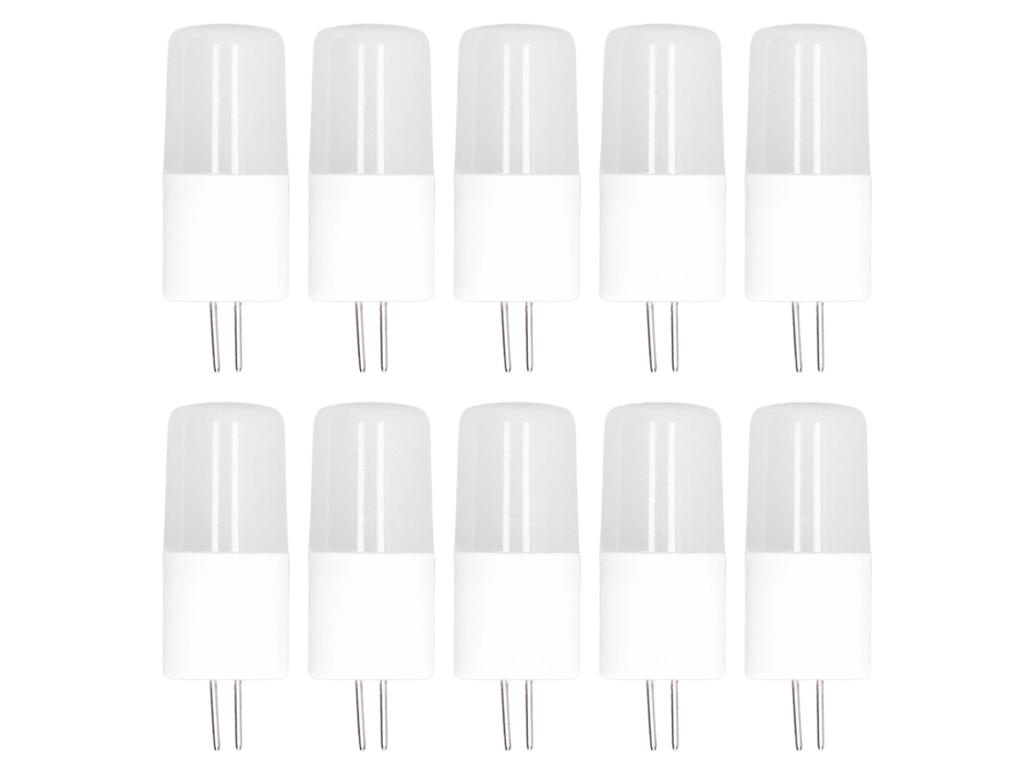 2026-10pcs Bombilla Led G4 Luz Blanca Cálida 12v Para Lámpara De Techo Y Pared Sala Oficina