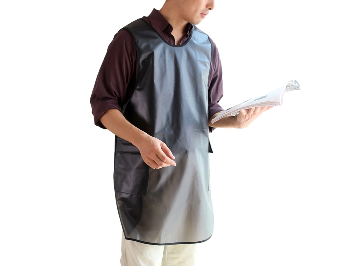 Delantal Masculino Impermeable En Tpu, Largo Hasta La Rodilla, Para Cocina O Piscina