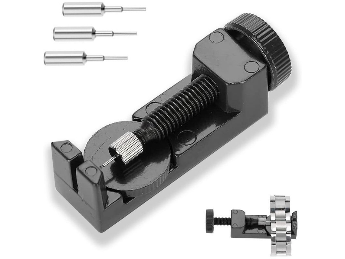 Kit De Reparación 2025 Para Desmontar Correas De Reloj Con 3 Pasadores Ajustables Adicionales De Acero Inoxidable.
