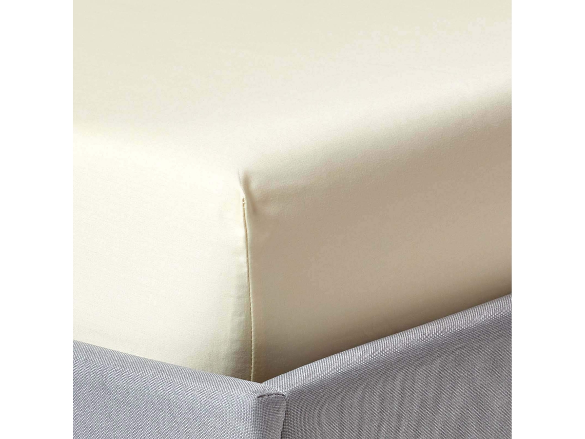 Homescapes Cream Deep Fitted Sheet Egyptian Cotton 1000 Tc King Size