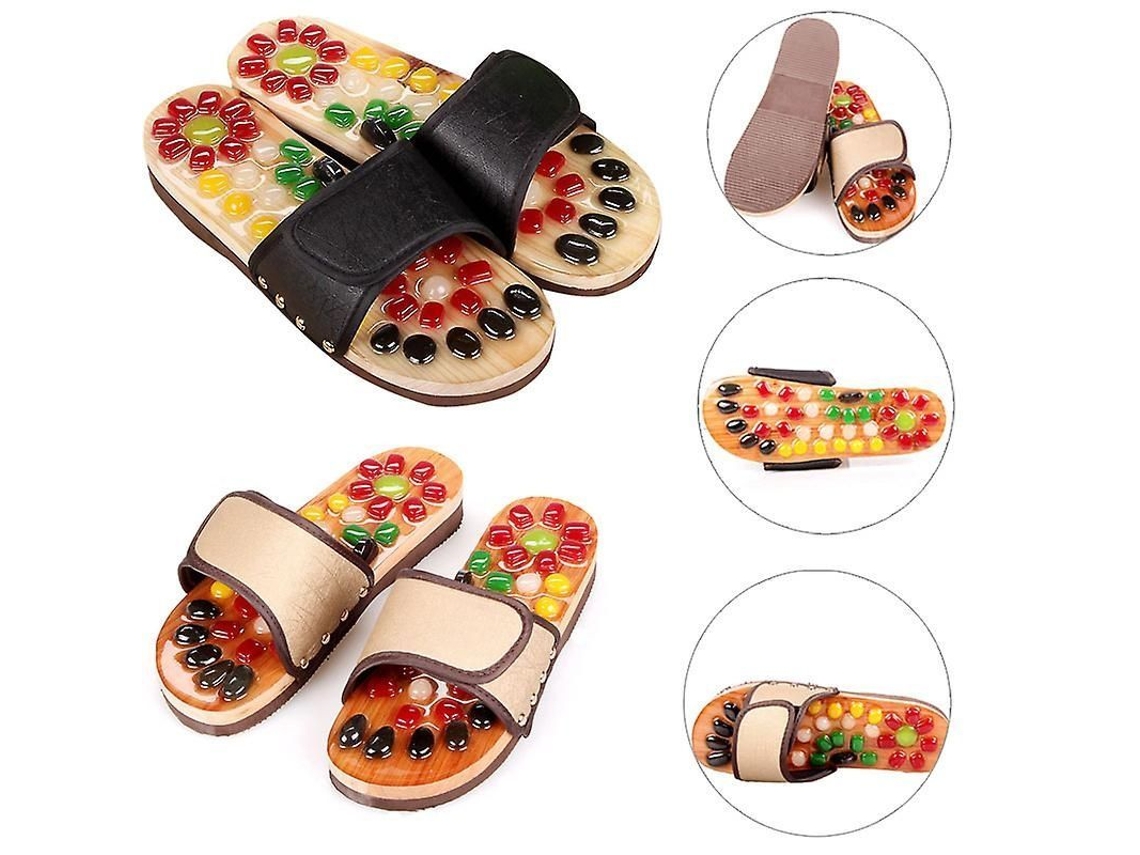 Pantuflas De Masaje De Acupresión 2025 Para Hombres Y Mujeres Con Diseño Ergonómico Y Amortiguación.
