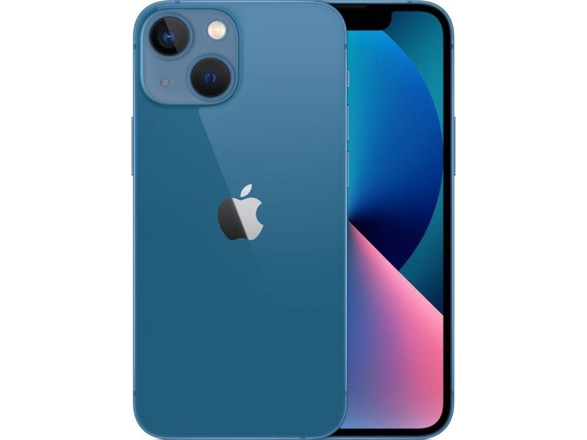 iPhone 13 Mini APPLE (Reacondicionado Flippers Señales de Uso - 5.4'' - 128 GB - Azul)
