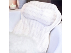 Almohada Ergonómica Para Bañera, Soporte Para Cuello, Malla Transpirable