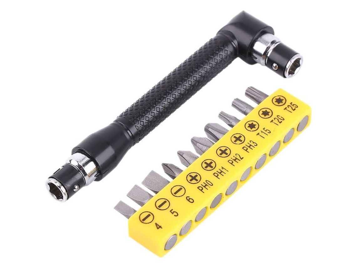 Kit de tornillos en forma de L con 10 piezas, extensión de cable hexagonal antideslizante | Sin marca