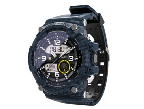 LOKMAT Attack 2 Smartwatch Esfera Azul 44Mm Pulsera Tpu Smartwatch