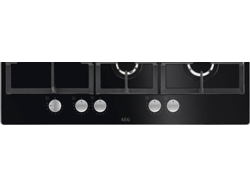 Placa de Gas Vitrocerámica AEG HKB75820NB (Gas Natural - 75 cm - Negro)