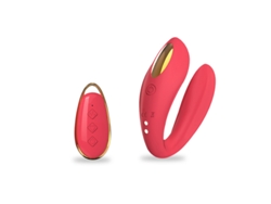 Vibrador de control remoto inalámbrico, estimulador de clítoris para mujeres (rojo) YIZHOOD