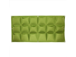 Macetero Vertical Colgante De Pared Con 18 Bolsillos, Fabricado En Fieltro De Primera Calidad Para Hierbas, Flores Y Verduras.