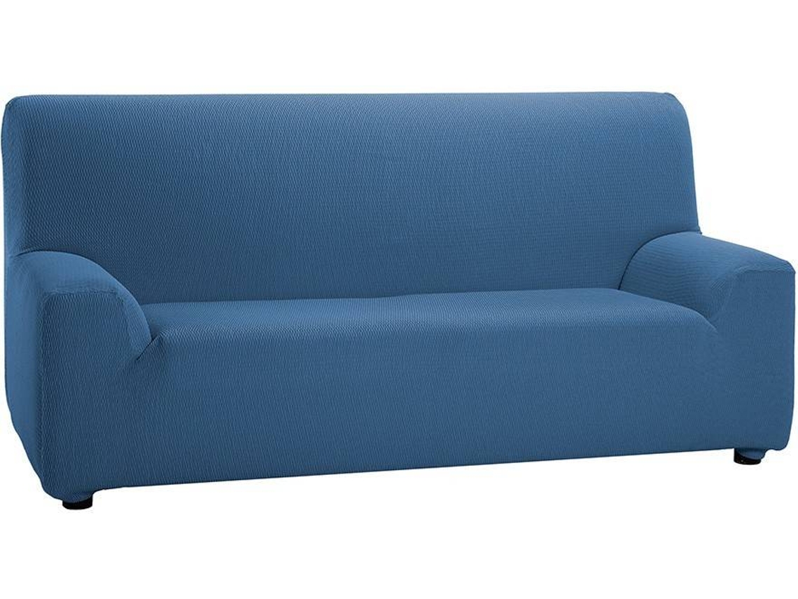Funda de Sofá TODOPARAMICASA Túnez Azul Azafata (2 Plazas - 190 cm)