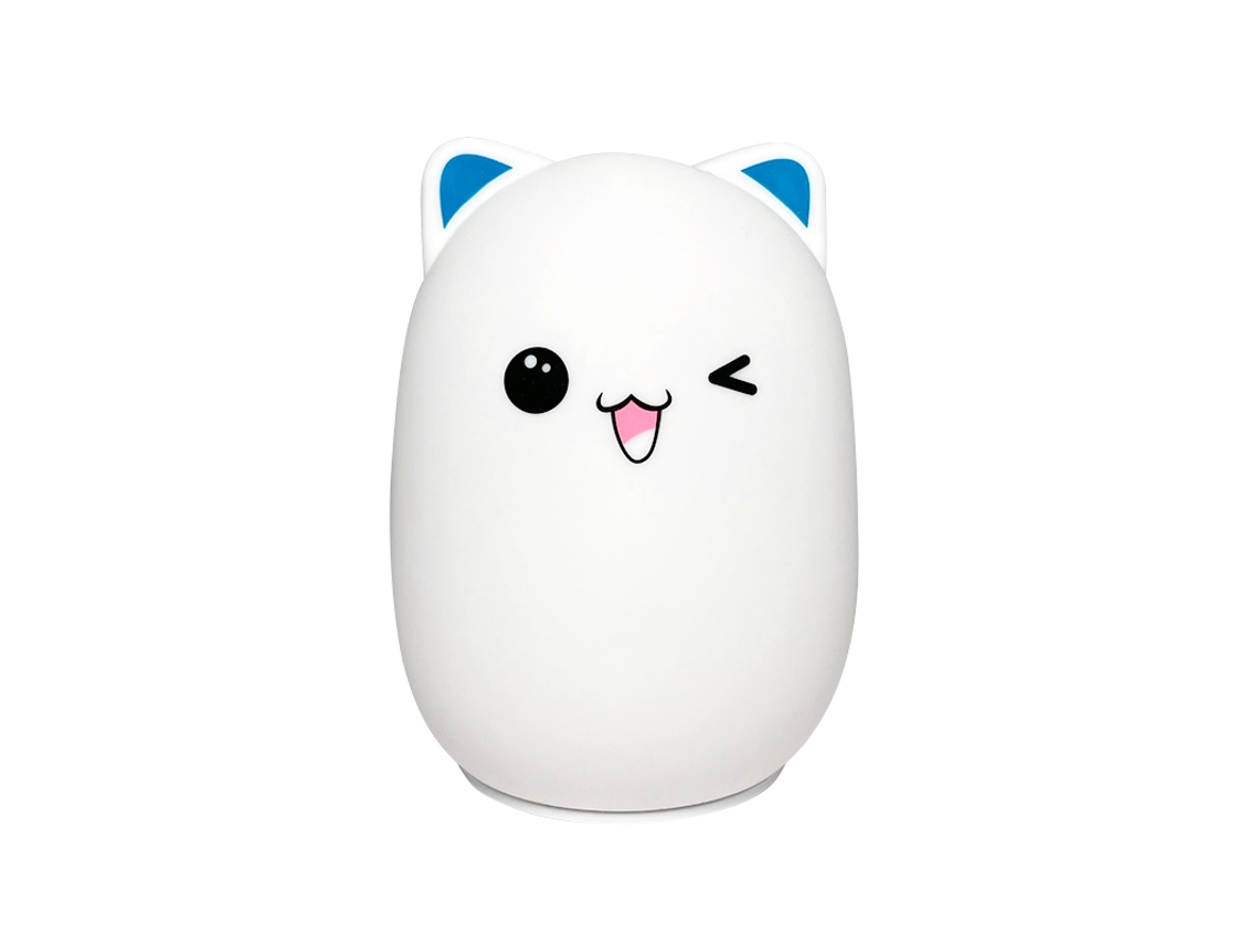 Luminária Noturna Led Recarregável em Formato de Coelho, Feita de Silicone Macio. MDUG (urso)