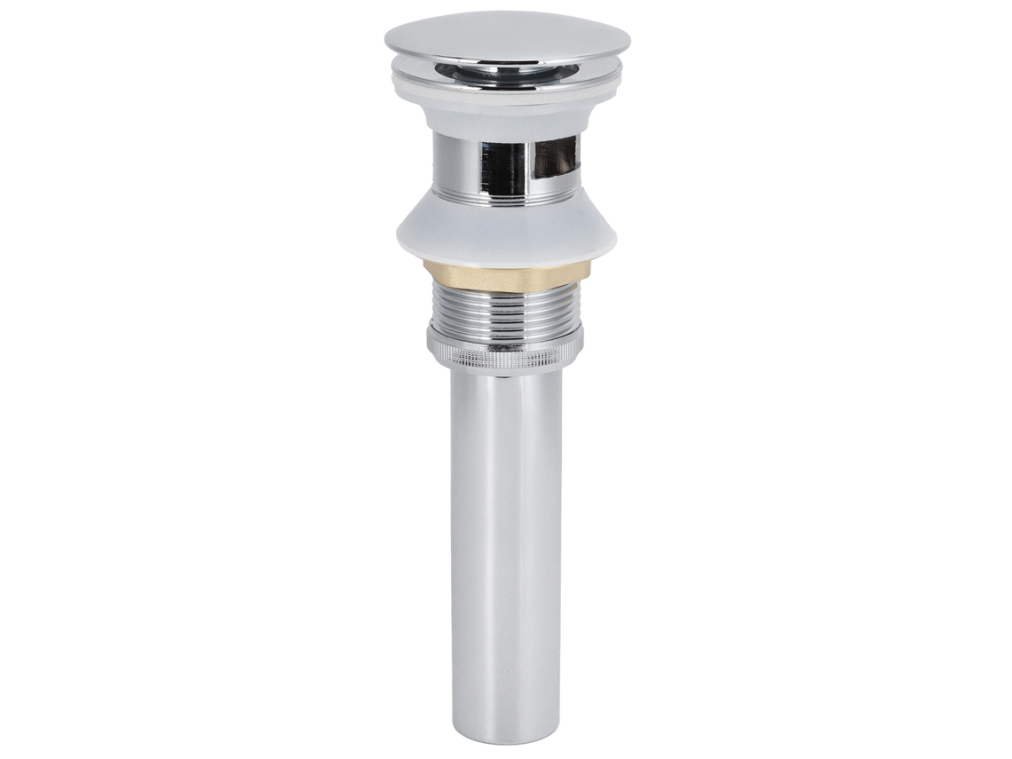Tapón de desagüe para lavabo de baño con efecto emergente y antidesbordamiento