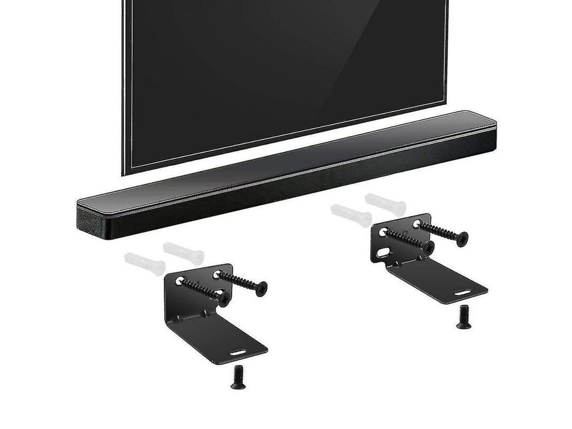 Soporte De Pared Para Barras De Sonido Soundtouch 300, 500, 700, 900 Y Wb-300 En Acero Galvanizado Negro.