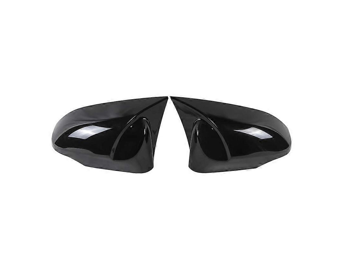 Cubierta de espejo de fibra de carbono negro brillante para Camry 13-17 de 7.ª generación.