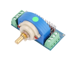 Potenciómetro De Volumen Estéreo De 12 Pasos, Control De Volumen De 2x50k Con Interruptor Giratorio