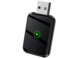 Adaptador inalámbrico Carplay y Android Auto 2 en 1, Plug and Play, convierte Carplay cableado a inalámbrico, color negro Siurn