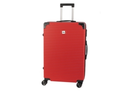Maleta Mediana Trolley Rígida Ultraligera, De Abs De Alta Resistencia Con Esquinas Reforzadas. Cerradura Numérica Y 4 Ruedas Dobles 360°.
