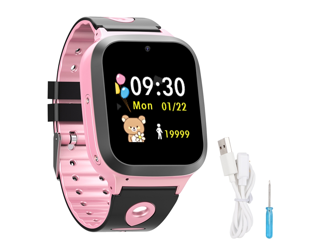 Reloj Teléfono Inteligente Para Niños Con Posicionamiento Dual Gps Lbs Y Resistente Al Agua