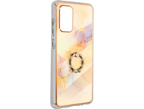 Funda Samsung Galaxy A32 AVIZAR Mármol con Anillo de Soporte (Rosa)