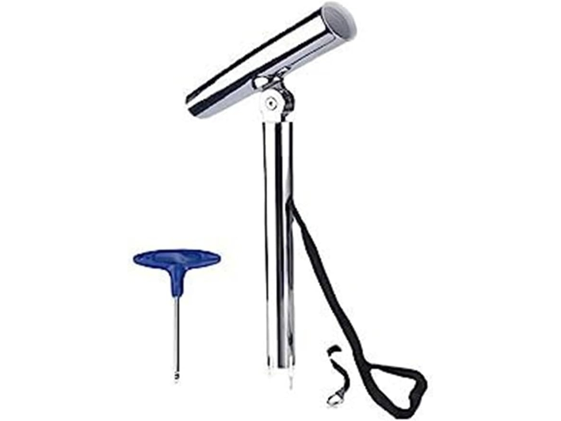 Soporte De Canne À Pêche Marine 24 Pouces, Tige Selle En Acier Inoxidable Para Équipement Yacht