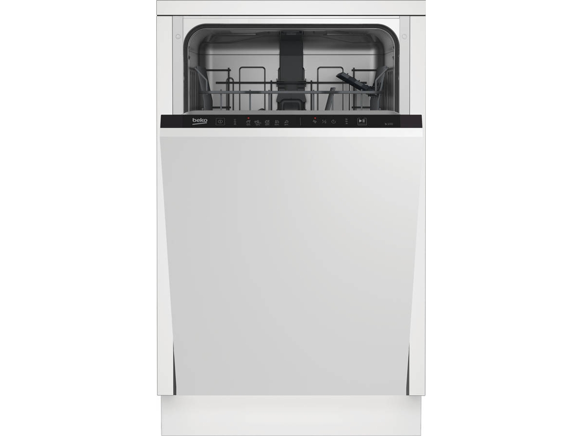 Lavavajillas Integrable BEKO DIS35023 (10 Cubiertos - 44.8 cm - Panel Negro)