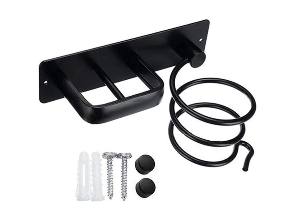 Soporte De Pared Para Secador Y Plancha De Pelo - Organizador De Baño