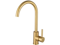 Grifo Eifson de acero inoxidable para agua caliente y fría (dorado)