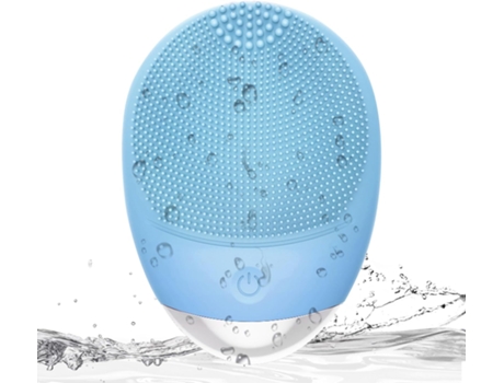 Cepillo de limpieza facial, 3 en 1 eléctrico de silicona suave impermeable, cepillo facial recargable por USB IPX7 resistente al agua, cepillo faci...