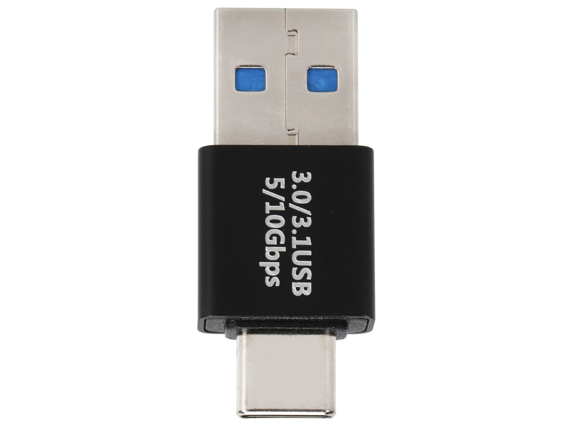 Adaptador Mali OTG USB 3.0 macho a USB-C macho con sincronización de datos y carga rápida.