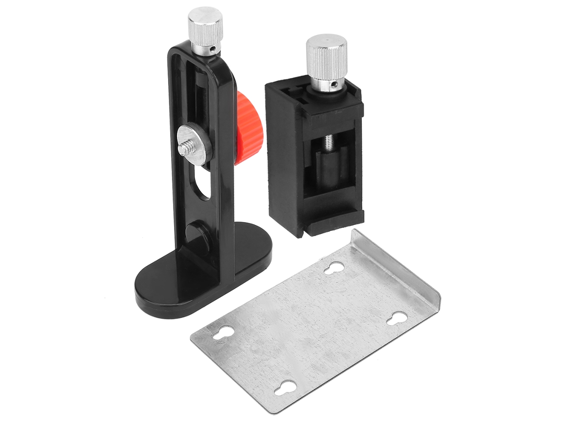 Soporte De Pared Universal Ajustable Con Rosca De 1/4 De Pulgada Para Niveles En T Y Herramientas De Medición.
