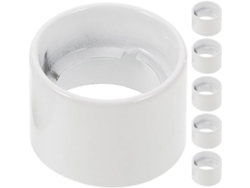 Juego De 6 Anillos De Fijación Roscados Para Casquillos E26 Y E27, Para Cristal.