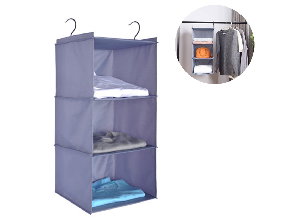 Organizador Plegable JEIIBRZUI Gris (31x31x2cm)