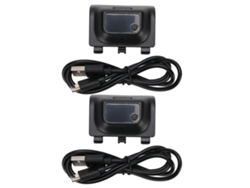 Bateria Recarregável 1400mah Com Tela Led Carregamento Rápido Para Controlador X/s 2 Pack Preto