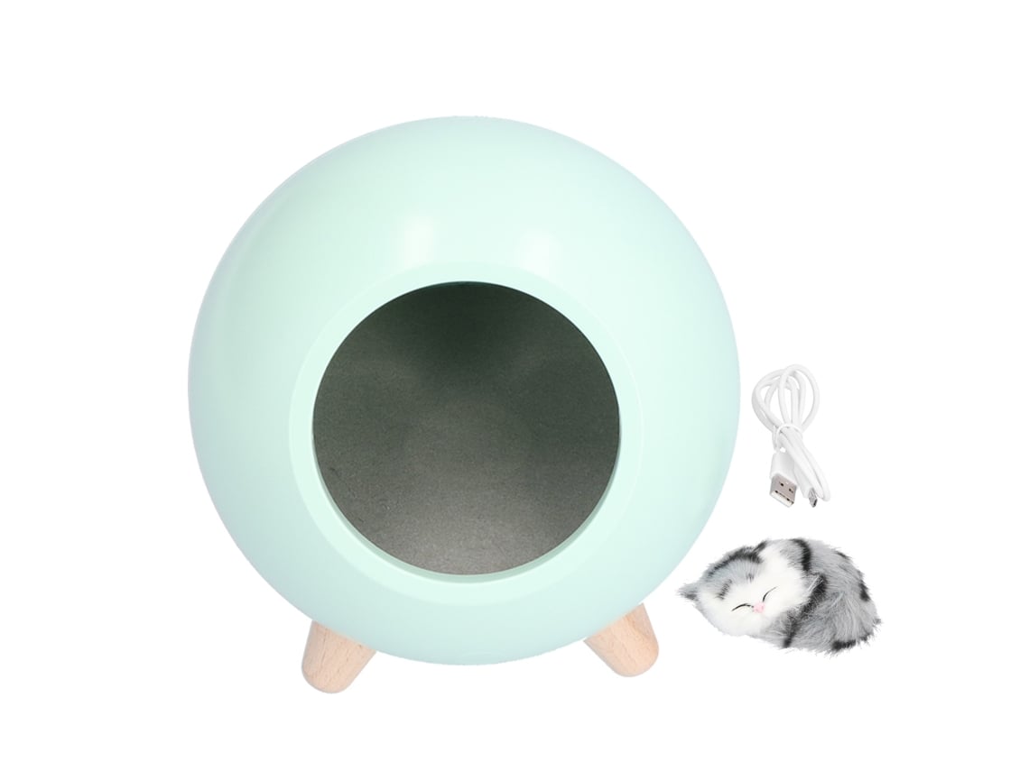Lámpara Ambiental Usb Para Dormitorio Infantil De Niñas, Luz Led Dibujos Animados Dormir, Cálida Ver