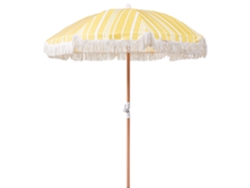 Sombrilla de jardín BELIANI Mondello de Poliéster Amarillo 150x150x210
