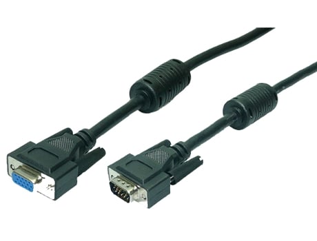Cable Vga M-H 1.8M Hd Db15 Extensor LOGILINK Blanc Con Ferr