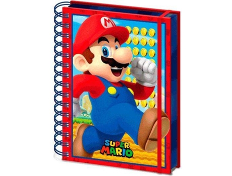 Cuaderno A5 NINTENDO Super Mario: Mario